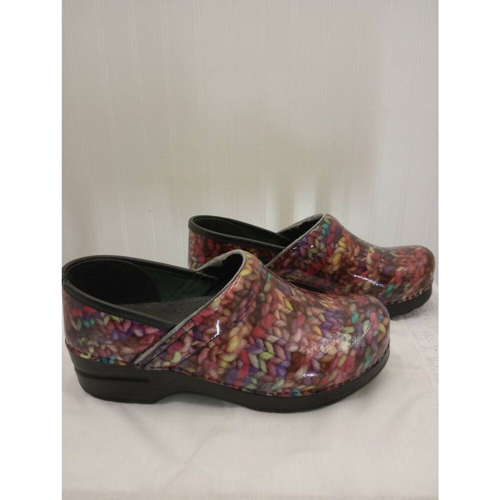 Dansko Clogs. Yarn Pattern Multi-Colored, Workwea… - image 3